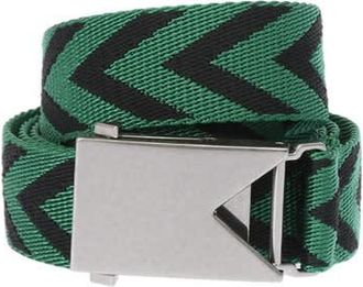 Bottega Veneta Polyester Belt in Green/Black