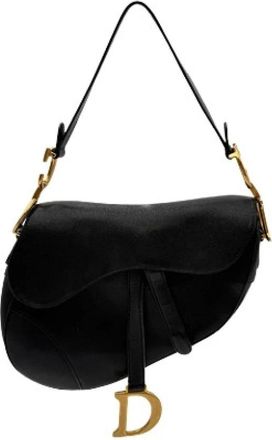 Dior Pre-owned Vintage Leren Schoudertas - Dames - Vintage Schoudertas - Zwart - ONE Size - Leer - Vintage