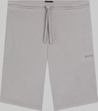 HUGO BOSS Mens BOSS Rib Shorts, Light/Pastel Grey - Size: 38/39/32