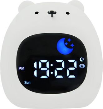 OEM Reloj Despertador Para El Entrenamiento Del Sue&ntilde;o Infantil, Reloj Despertador De Mesita De Noche Con Luz Nocturna, Relojes Digitales Recargables Para 
