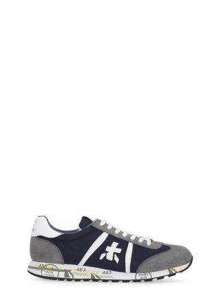 Premiata Blue Lucy 7089 Lettering Sneakers