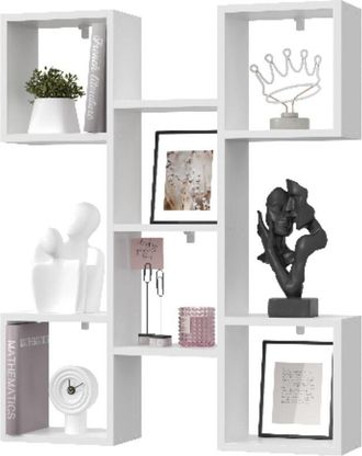 OEM Estante De Pared Para Sala De Estar - Tallo Estante De Pared Para Sala De Estar Roble Artesanal