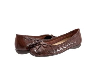 Trotters Gillian Womens Shoes Dark Brown : 11 N (AA), Leather