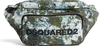 Dsquared2 Heuptas met verfsprayprint - Groen