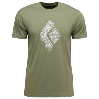 Black Diamond Engineered Diamond S/S Tee T-Shirt f&uuml;r Herren | oliv