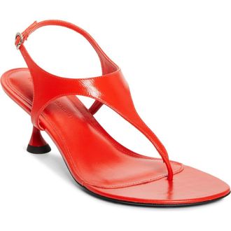 Proenza Schouler Tee Sandal in Coral at Nordstrom, Size 9.5Us