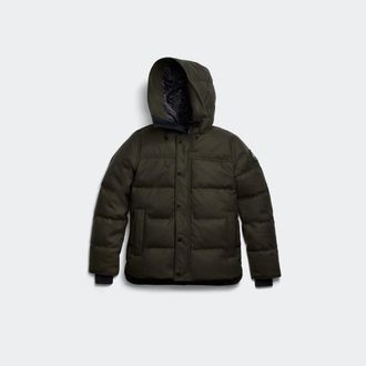 Canada Goose Parka en laine MacMillan (Hommes, Military Green Melange, TTTG)