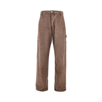 Bottega Veneta Washed denim workpants Man 46