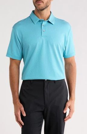 PGA TOUR Jacquard Polo in Algiers Blue at Nordstrom Rack, Size Xx-Large