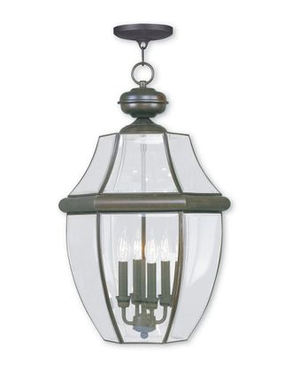 Livex Lighting Livex Monterey 4-Light Bronze Outdoor Chain Lantern