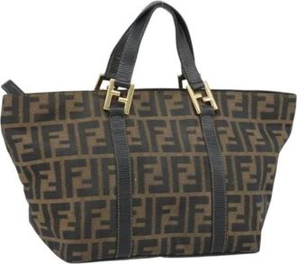 Fendi Pre-owned Tote Bags, female, Brown, Size: ONE SIZE Pre-owned Vintage Tote Bag