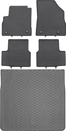 OEM Juego De Alfombrillas De Goma Para Coche Y Maletero Para Opel Astra V K Sports Tourer/kombi (de Abril De 2016 A Diciembre De 2021)