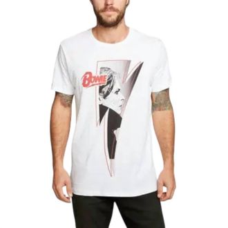 Chaser Mens Bowie Short Sleeve Graphic Tee In White