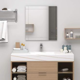 vidaXL Espejo De Pared Vidrio 100x60 Cm Vidaxl