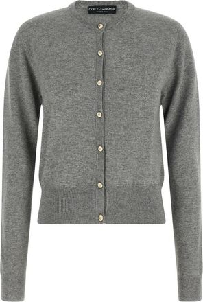 Dolce & Gabbana Dames, Truien, Grijs, Maat: S