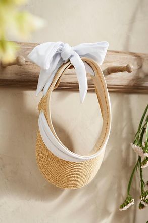 Terrain Scarf Band Visor, White