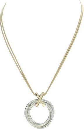 Olivia Welles X Marks the Spot Pendant Necklace in Gold /Silver at Nordstrom Rack