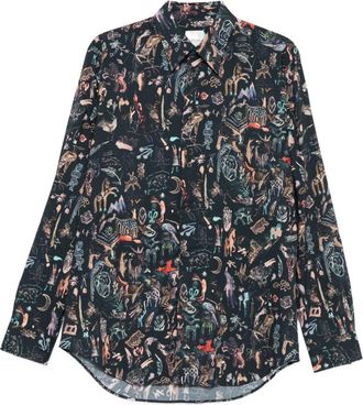 Paul Smith Printed Cotton Shirt
