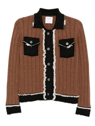 Barrie knitted jacket - Brown