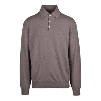 Brunello Cucinelli Heren, Truien, Bruin, Maat: 2XL Kasjmier