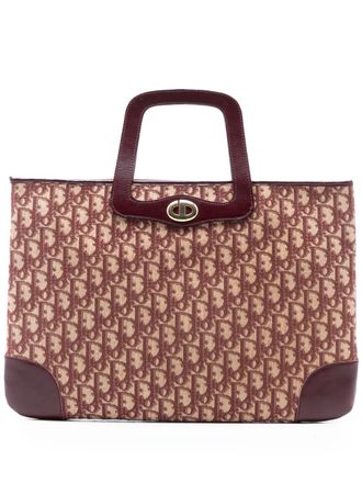 Dior 20th Century Diorissimo Trotter Canvas tote bag - Rosso
