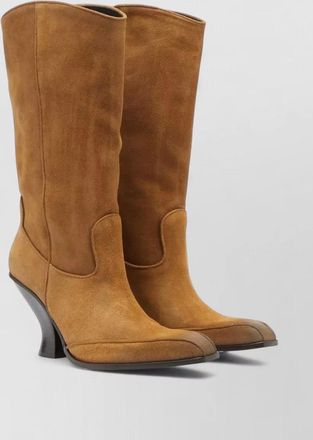 Diesel leather suede ankle boots