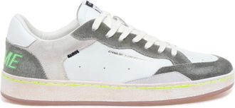 Crime London Schoenen, Heren, Veelkleurig, 44 EU, Leer, Chelsea Sneaker