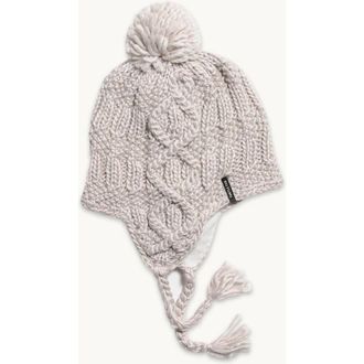 Turtle Fur Merino Wool Gianna Earflap Beanie in Natural at Nordstrom