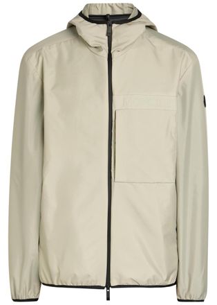 Moncler Fonteghi Hooded Nylon Jacket - Stone - 5 (UK44 / Xxl)