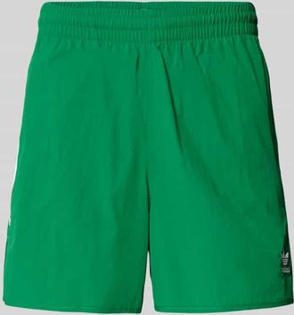 adidas Originals Shorts mit Label-Stitching in Hellgruen, Größe XXL