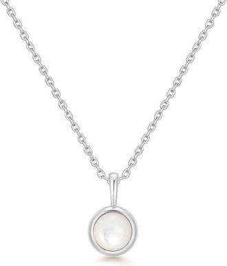 Ania Haie Lady Cozy Pendant Necklace in Silver at Nordstrom