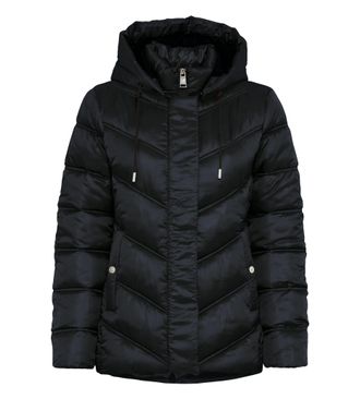 Fuchs Schmitt Steppjacke FUCHS SCHMITT Steppjacke, Damen, Gr. 36, schwarz, Web, Obermaterial: 100% Polyester. Wattierung: 100% Polyester, clean, unifarben, regular 