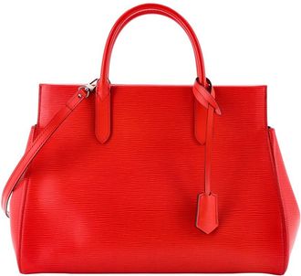 Louis Vuitton Red Epi Leather Marly Mm (Authentic Pre-Loved)