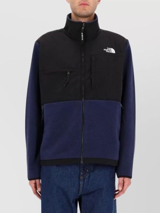 The North Face color block jacket high collar