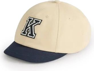 Kenzo Hats & Caps, male, Beige, ONE SIZE, Letter Baseball Cap in Navy