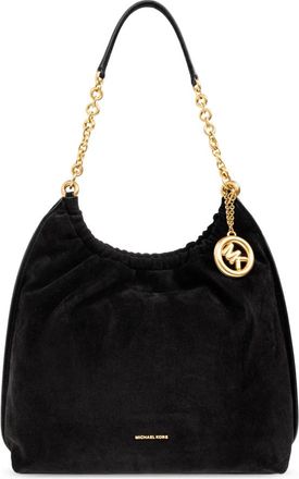 Michael Kors Indie Schoudertas - Dames - Schoudertassen - Zwart - ONE Size - Leer - Tassen