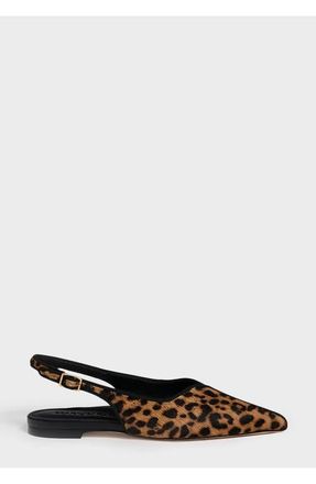 Marion Parke Cynthia Flat | Calf Hair in Leopard at Nordstrom, Size 40.5