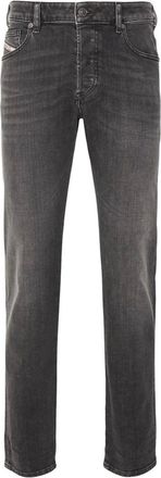 Diesel Mens Diesel D-Yennox Tapered Fit Dark Grey Jeans - Black - Size: 33/32