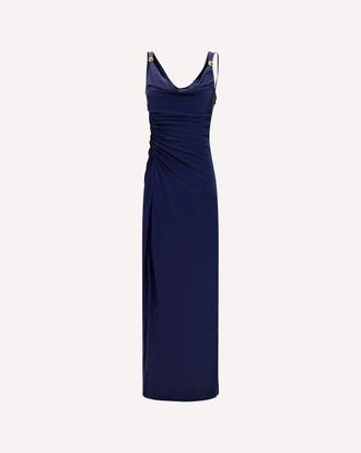 Versace Long Dress in soft viscose jersey Female 40
