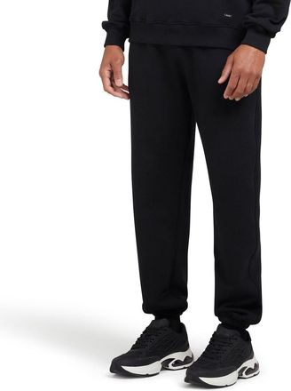 Mallet Footwear Mens Loopback Joggers in Black Cotton - Size X-Small