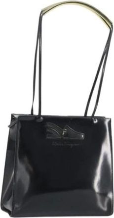 Ferragamo Pre-owned Handbags, female, Black, Size: ONE SIZE Pre-owned Handbag
