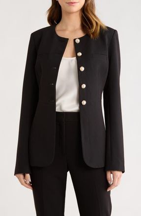 Favorite Daughter Peplum Blazer in Black at Nordstrom, Size X-Large