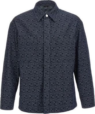 Fendi Monogram-pattern Shirt Jacket