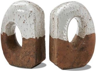 Tag Torus Decorative Bookends White Multi Terracotta Stylish Decor at Nordstrom