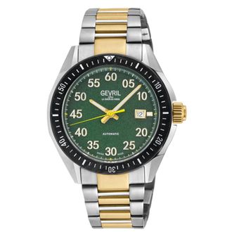 Gevril Group Ascari Automatic Green Dial Mens Watch 48306B