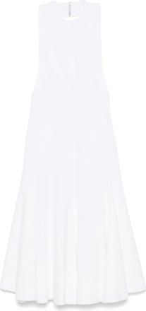 Jacquemus Kleedjes, Dames, Wit, M, Witte Zomerjurk