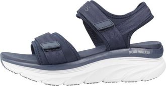 Skechers Fitness, Dames, Blauw, 40 EU, DLux Walker - Adored Days
