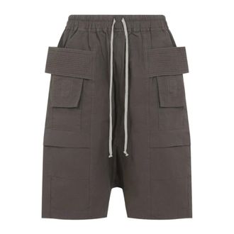Rick Owens Casual Shorts, male, Brown, Size: S Creatch Cargo Shorts