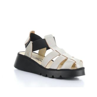FLY London Womens Pefi Sandal In Silver