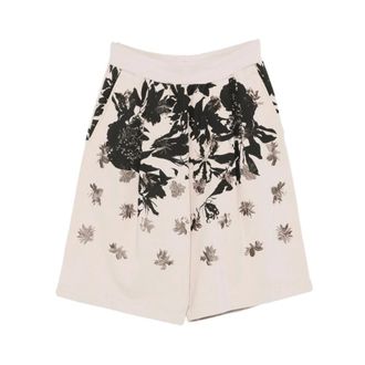 Dries Van Noten Heren, Korte broeken, Beige, Maat: M Katoen